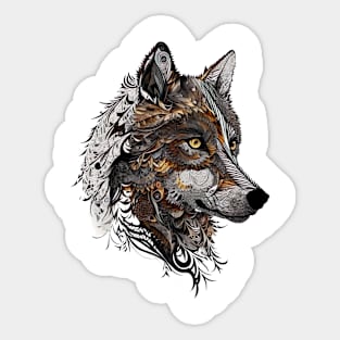 Wolf Sticker